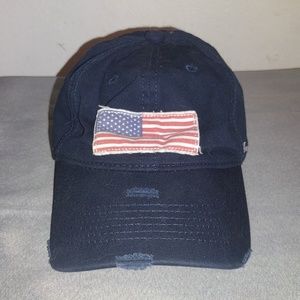 American Beauty American Flag hat adjustable back